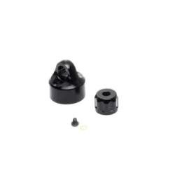 Team Losi Shock Cap Set, Aluminum, Black: Promoto-MX – LOS363001