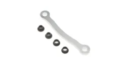Team Losi Steering Drag Link Silver DBXL-E MTXL – LOS251052