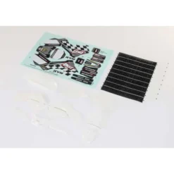 Team Losi White Plastics with Wraps: Promoto-MX – LOS260005