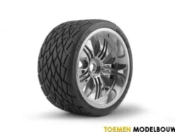 Tires & wheels assembled and glued – Phatline – HPI4731