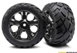 Tires & wheels assembled black chrome wheels – TRX3777A