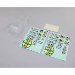 TLR Body Set with Decals Clear 8X 8XE 2.0 – TLR240018