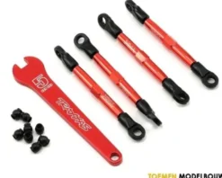Toe link aluminum red-anodized – TRX7038X