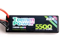 Toemen Modelsport Battery Straps 300x20mm Rood – 4 stuks