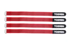 Toemen Modelsport Battery Straps 300x20mm Rood – 4 stuks