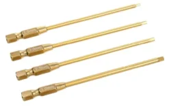 Toemen Modelsport Black/Gold Inbus Tips – 4 stuks