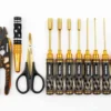 Toemen Modelsport Black/Gold RC Gereedschap Set Deluxe – 11 stuks