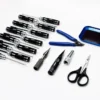 Toemen Modelsport Black & Silver RC Tool Set – 17 stuks