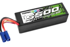 Toemen Modelsport Power Racing 60C 5500Mah 3S 11,1V hardcase lipo batterij met EC-5 stekker (ARRMA / Proboat)