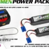 Toemen Modelsport Power Racing 60C 5200Mah 3S 11,1V lipo batterij met EC-5 stekker + RC Plus Power Plus 60 Lipo Lader + Laadkabel XT60 / EC-5