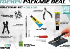 Toemen Package Deal Houtbouw set – Deluxe (9 stuks)