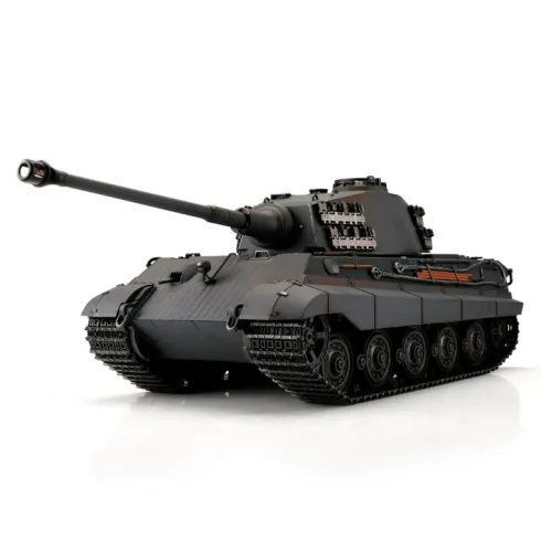Torro 1/16 RC Kingtiger II – Grijs BB & Smoke, Torro Pro-Edition