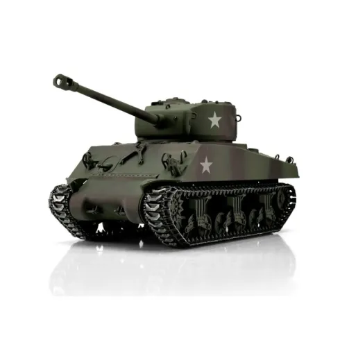 Torro 1/16 RC M4A3 Sherman 76mm Camouflage IR met Rook – Pro Edition