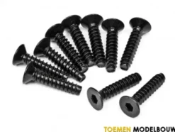 TP. FLAT HEAD SCREW M4x18mm HEX SOCKET 10pcs – HPI94632