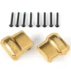 Traxxas Axle cover, brass (8 grams) (2)/ 1.6x12mm BCS (with threadlock) (8) – TRX9787