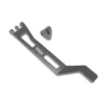 Traxxas Battery hold-down, hold-down post (Gray-anodized 6061-T6 aluminum)/ 3x15mm BCS (with threadlock) (1) – TRX10726-GRAY