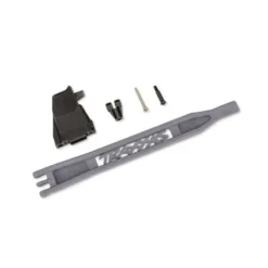 Traxxas Battery hold-down (slate gray)/ battery clip/ hold-down post/ screw pin (fits #5832-BLK, 5832-BLUE, 5832-DGRY or 5832-STGRY chassis) – TRX10430-SLGRY