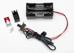 Traxxas Battery holder, 4-cell/ on-off switch – TRX3170X