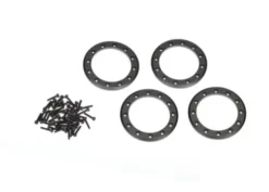 Traxxas Beadlock rings, black (1.9″) (aluminum) (4)/ 2×10 CS (48) – TRX8169T