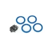 TRAXXAS Beadlock rings blue (2.2) (aluminum) (4)/ 2×10 CS (48) – TRX8168X