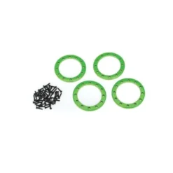 TRAXXAS Beadlock rings green (2.2) (aluminum) (4)/ 2×10 CS (48) – TRX8168G
