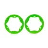 TRAXXAS Beadlock rings, rear, green (4.3″) (2) – TRX10948-GRN