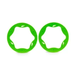 TRAXXAS Beadlock rings, rear, green (4.3″) (2) – TRX10948-GRN