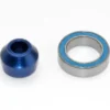 Traxxas Bearing adapter, 6160-T6 aluminum (blue-anodized)10x15x4mm ball bearing (blue rubber sealed) – TRX6893X
