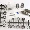 Traxxas Big Bore shocks (short) (hard-anodized & PTFE-coated T6 aluminum) (assembled with TiN shafts w/ springs)(f/r)(2) (Note: Assembled with 32mm shafts, 29mm shafts included) – TRX2658