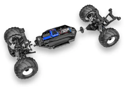 Traxxas Bigfoot 1/10 4X4 BL-2S Brushless 4WD Monster Truck TQ 2.4GHz Blauw