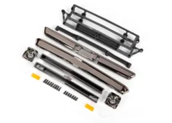 Traxxas Body accessories, Chevrolet C10, black chrome (includes grille (upper & lower), headlight housings (left & right), bumpers (front & rear), mounting retainers and hardware) – TRX9415X
