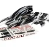 Traxxas Body Bandit (also fits Bandit VXL), ProGraphix wing decal sheet -TRX2430X