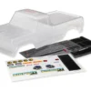 Traxxas Body, Bigfoot No. 1, Officially Licensed replica (clear, requires painting)/ window masks/ decal sheet – TRX3660
