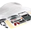 Traxxas Body, Cadillac CTS-V (clear, requires painting)/ decal sheet (includes side mirrors, spoiler, & mounting hardware) – TRX8391