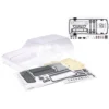 Traxxas Body Chevrolet Blazer 1969 clear requires painting decals window masks includes grille, side mirrors, door handles, windshield wipers, clipless mounting, hardware requires #8072X inner fenders – TRX9131
