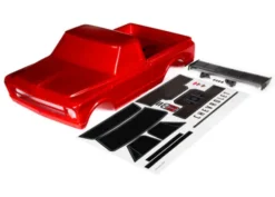 Traxxas Body, Chevrolet C10 (red) (includes wing & decals) (requires TRX9415 series body accessories to complete body) – TRX9411R