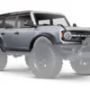 Traxxas Body Ford Bronco (2021), complete, Iconic Silver (painted) (includes grille, side mirrors, door handles, fender flares, windshield wipers, spare tire mount, & clipless mounting) (requires 8080X inner fenders) – TRX9211G