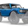 Traxxas Body, Ford Bronco (2021), complete, Velocity Blue (painted) (includes grille, side mirrors, door handles, fender flares, windshield wipers, spare tire mount & clipless mounting) (requires TRX8080X inner fenders) – TRX9211A