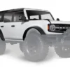 Traxxas Body, Ford Bronco (2021), complete, Oxford White (painted) (includes grille, side mirrors, door handles, fender flares, windshield wipers, spare tire mount, & clipless mounting) (requires TRX8080X inner fenders) – TRX9211L