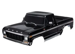 Traxxas Body, Ford F-150 (1979), complete, black (painted, decals applied) (includes grille, side mirrors, door handles, windshield wipers, & clipless mounting) (requires #9288 inner fenders) (roll bar sold separately; choose #9262 chrome, 9262R black, or 9262X – TRX9230-BLK