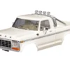 Traxxas Body, Ford F-150 Truck (1979), complete, white (includes grille, side mirrors, door handles, roll bar, windshield wipers, side trim, & clipless mounting) (requires #9834 front & rear bumpers) – TRX9812-WHT