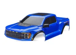 Traxxas Body, Ford Raptor R, complete (blue) (includes grille, tailgate trim, side mirrors, decals, & clipless mounting) (requires #10124 & 10125 body mounts) – TRX10112-BLUE