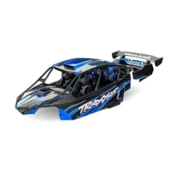 TRAXXAS Body Funco® Pro Scale® Sand Car, blue (painted, decals applied) (assembled with front & rear body supports for clipless mounting, roll cage & interior) – TRX10911-BLUE