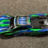 Traxxas Body Maxx, Green (Painted, Decals Applied) – Fits Maxx With Extended Chassis (352mm Wheelbase) – TRX8918G (gebruikt in een nette staat)!