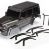 Traxxas Body, Mercedes-Benz G 500 4×4, complete (black) (includes rear body post, grill – TRX8811R