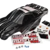 Traxxas Body, Rustler VXL, ProGraphix (replacement for the painted body. Graphics are printed, requires paint & final color application)/decal sheet/ wing and aluminum hardware – TRX3719