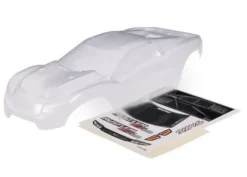Traxxas Body Rustler 4X4 (clear, requires painting)/ window grille lights decal sheet -TRX6740