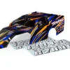Traxxas Body Slash Mudboss blue painted and decals applied (clipless mounting) – TRX10411-BLUE