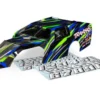 Traxxas Body Slash Mudboss green painted and decals applied (clipless mounting) – TRX10411-GRN