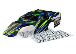 Traxxas Body Slash Mudboss green painted and decals applied (clipless mounting) – TRX10411-GRN